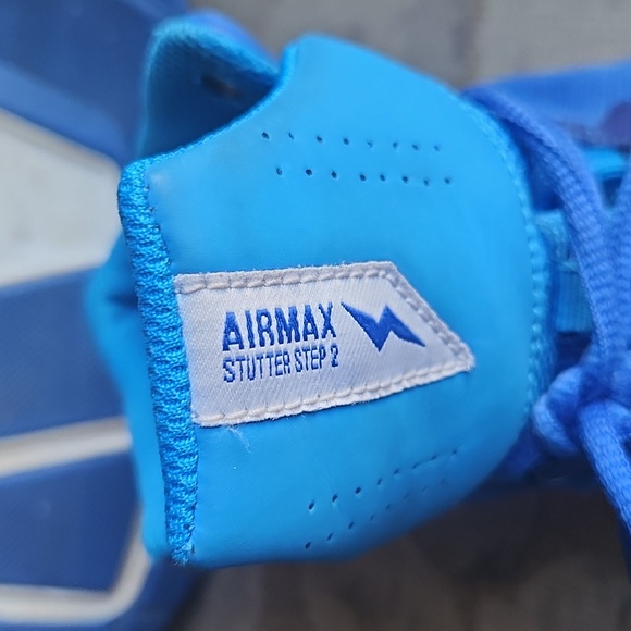 NIKE AIR MAX STUTTER STEP 2 Blue/White Mid-Top - Picture 8 of 10
